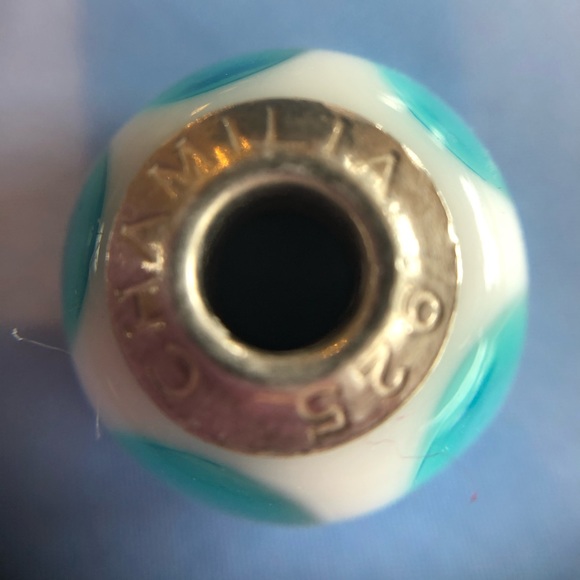 CHAMILIA Beads on a PANDORA Leather Cord Necklace - Picture 4 of 8